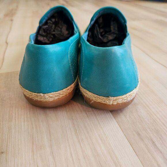 Turquoise/Teal Colored Clarks Danelly Ballet Flat Women's Size 10 - Picture 2 of 10